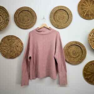 Ann Taylor Pink Mock Neck Sweater Plus Size XXL